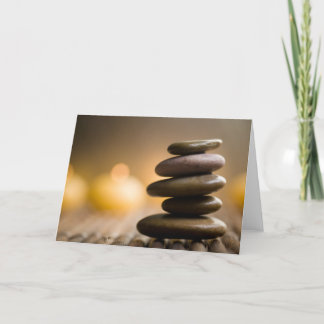 Wellness gefaltete Karte