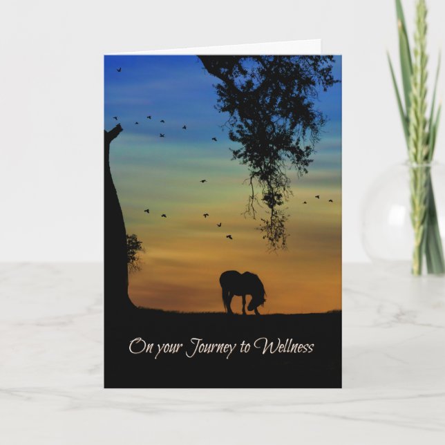 Wellness-Karte, holistisches Gefühl besser, Karte (Vorderseite)