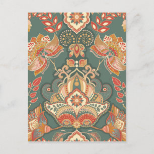Wellness-Mandalase boho Postkarte