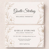 Wellness-Therapeut Botanisch Floral