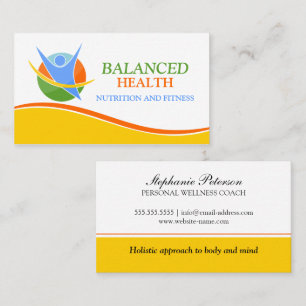 Wellness-Trainer Visitenkarte