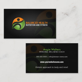 Wellness und Nahrungs-Trainer Visitenkarte