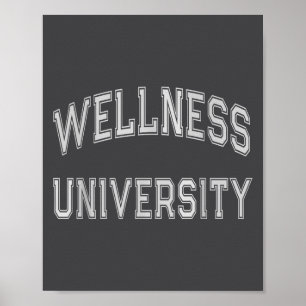 Wellness Universität Squad Fitness Coach Gym Gesun Poster