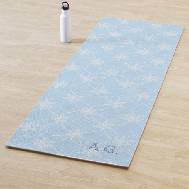 Wellness Waters Exercise Mat - Icy Snowflake  Yogamatte (Beispiel)