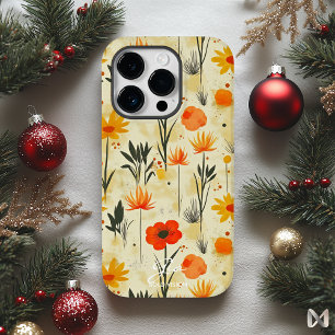 Wellness-Wildblumen in kräftigen, erdigen Tönen Case-Mate iPhone 14 Pro Hülle
