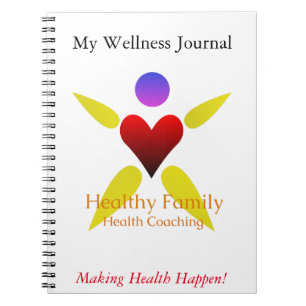 Wellness-Zeitschrift Notizblock