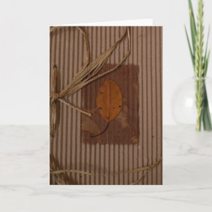 Wellpappe/Blatt Karte