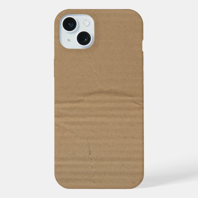 Wellpappe iPhone Hülle (Rückseite)