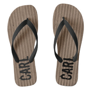 Wellpappe Personalisiert Flip Flops