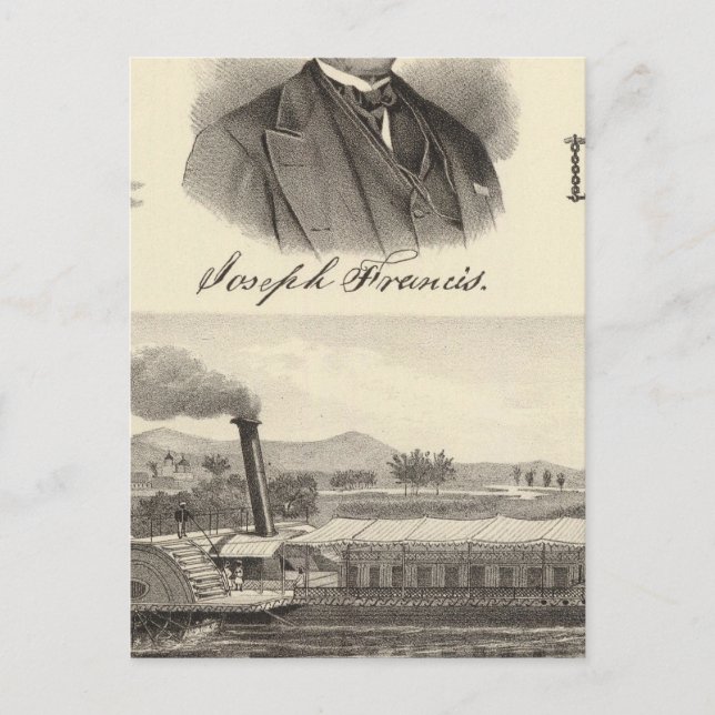 Wellpappyacht Postkarte (Vorderseite)