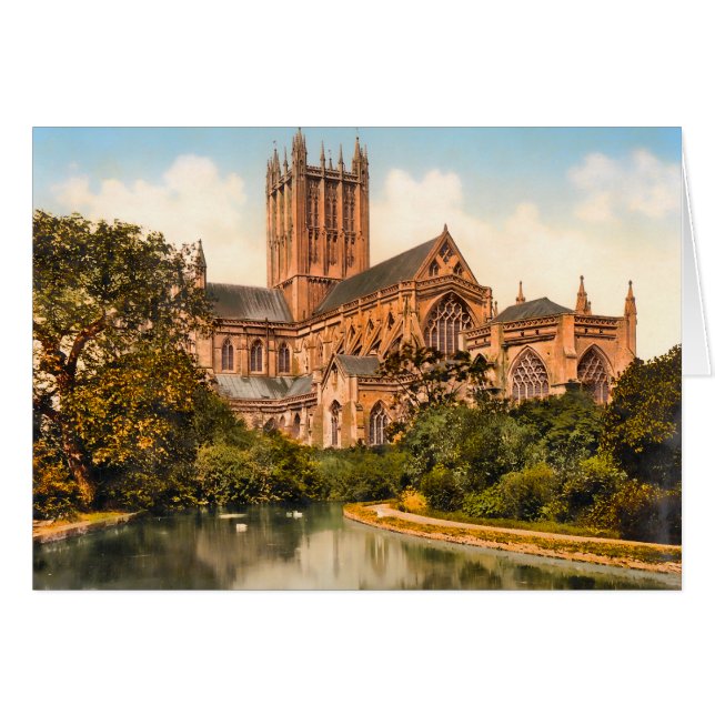 Wells Cathedral Somerset England (Vorderseite (Horizontal))