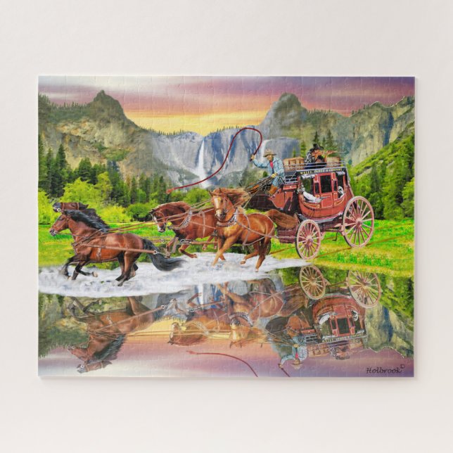 WELLS FARGO POSTKUTSCHE PUZZLE (Horizontal)