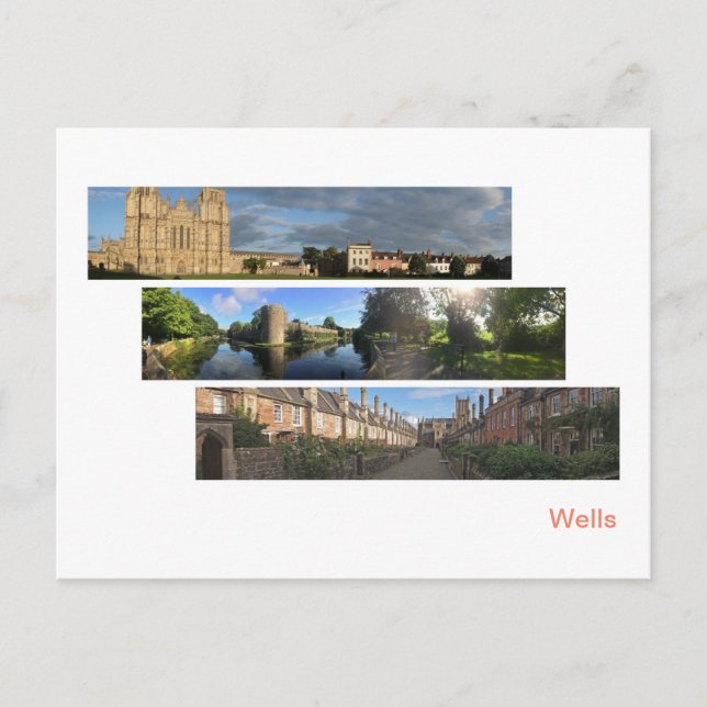 Wells Panoramas Postkarte (Vorderseite)