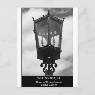 Wellsboro, PA-Zuhause des Grand Canyon in Pennsylv Postkarte