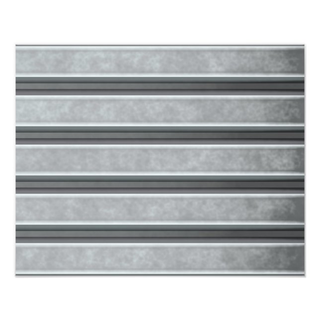 Wellstahl texturiert fotodruck (Vorne)