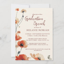 Welpe Blume Blumenbrunch mit Brille Einladung