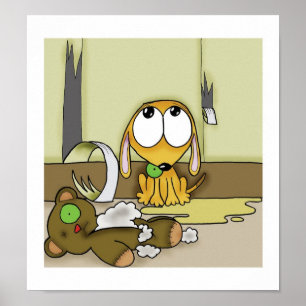 Welpe Crime-Welle Poster