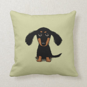 Welpe der Dackel Adorable Dackel Hund Kissen