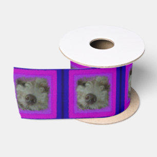 Welpe Foto Ribbon Satinband