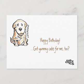 Welpe Gonta Postcard - By Gag Circus, Osaka Japan Postkarte