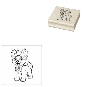 Welpe Gummistempel
