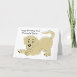 Welpe Hund Personalisiert Sister Birthday Karte<br><div class="desc">Grußkarte Labrador Hund Design Schwester Geburtstagskarte. Passen Sie diese Geburtstagskarte mit jedem beliebigen Text an und lassen Sie sie dann ausdrucken und an Sie senden oder laden Sie sie sofort auf Ihr Mobiltelefon herunter. Wenn Sie Hilfe bei der Anpassung benötigen, kontaktieren Sie uns über den Link auf dieser Seite. Welpen...</div>