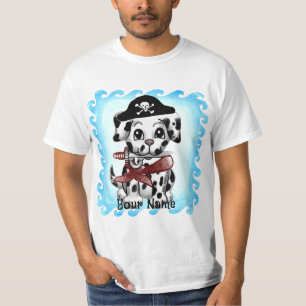 Welpe Hund Pirat T-Shirt