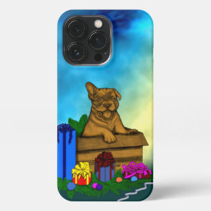 Welpe in A Box , frohe Weihnachten iPhone 13 Pro Hülle