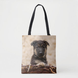 Welpe in Basket
