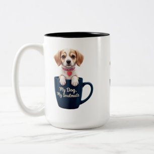 Welpe in einer Tasse - mein Hund, meine Seelenverw