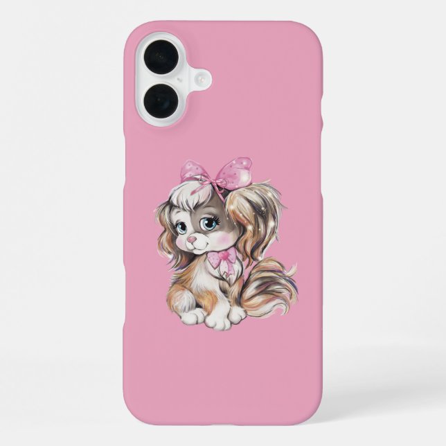 Welpe iPhone Hülle (Rückseite)