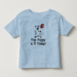 Welpe ist 3 Geburtstagsgeschenke und Geschenke Kleinkind T-shirt
