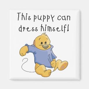 Welpe kleiden oben T-Shirts und Geschenke Magnet