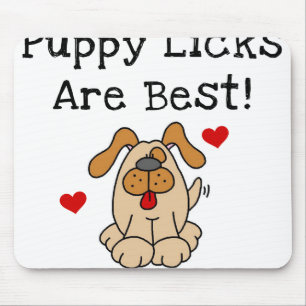 Welpe Licks sind am besten Mousepad