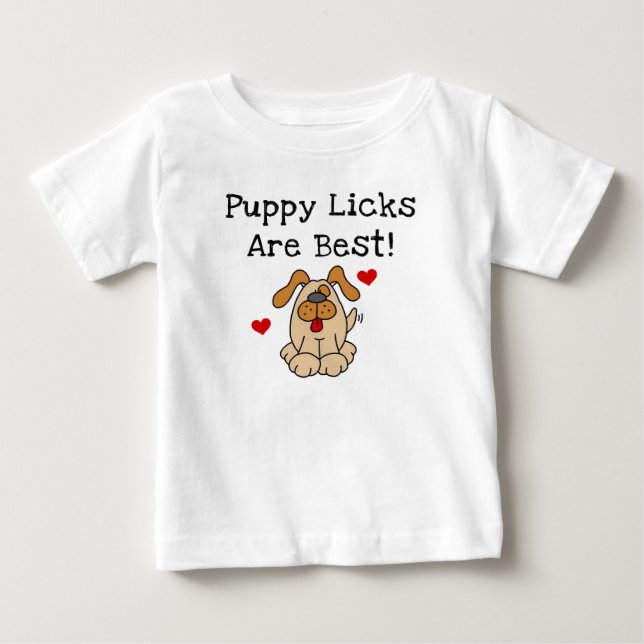 Welpe Licks sind beste T-Shirts und Geschenke (Vorderseite)