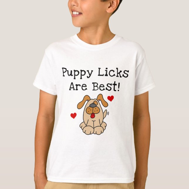 Welpe Licks sind beste T-Shirts und Geschenke (Vorderseite)