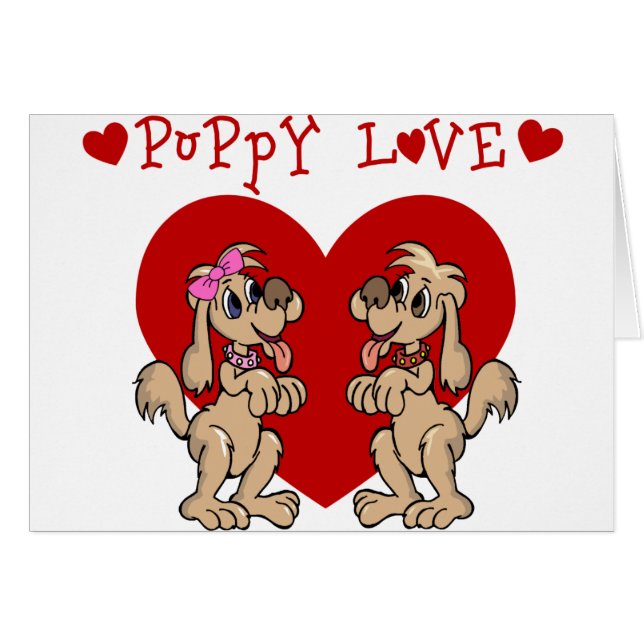 Welpe Liebe (Vorderseite (Horizontal))