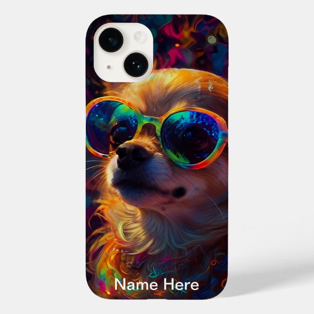 Welpe Liebe auf Urlaub Case-Mate iPhone Hülle (Rückseite)