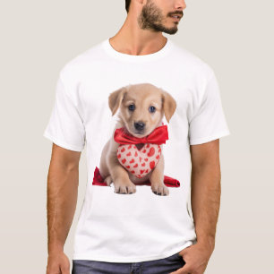 Welpe Liebe Bandana Valentine's Day Adorable T-Shirt