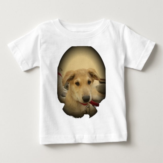 Welpe Liebe: Der beste Freund des Menschen Baby T-shirt (Vorderseite)
