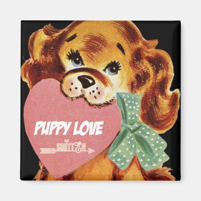 Welpe Liebe Magnet (Vorne)