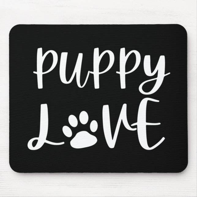 Welpe Liebe Mousepad (Vorne)