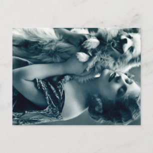 Welpe Liebe Postkarte