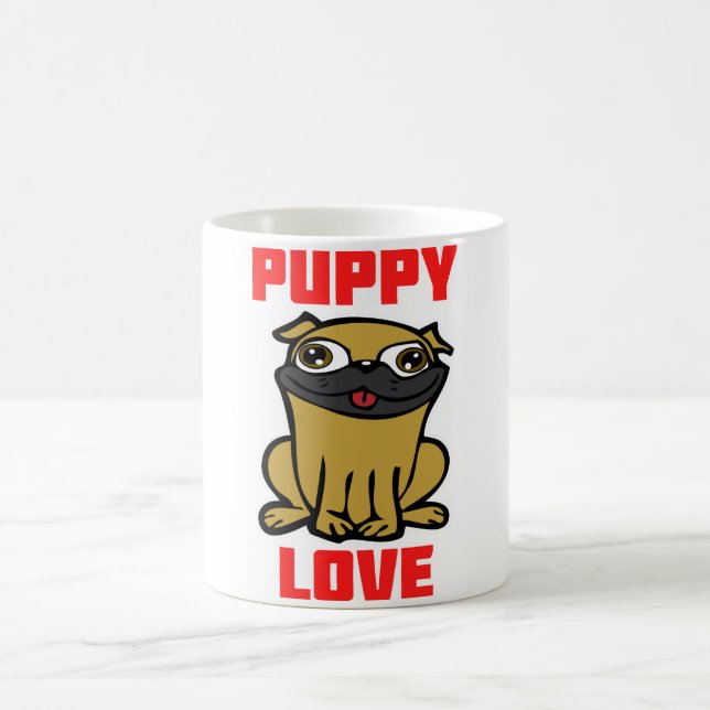 Welpe Liebe Tasse (Mittel)