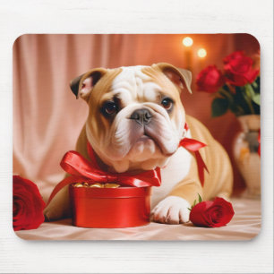 Welpe Liebe zender Romantik Schönes Geschenk Mousepad