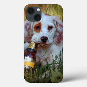 Welpe mit Bierflasche Case-Mate iPhone Hülle