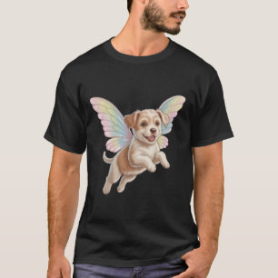 Welpe mit leuchtenden Feenflügeln — Magischer PeT T-Shirt