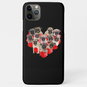 Welpe Möpsen Hundeherz Valentinstag Case-Mate iPhone Hülle