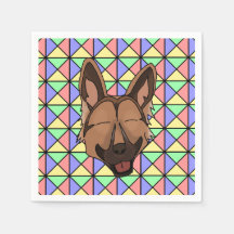 Welpe Party Napkins - Deutscher Schäferhund