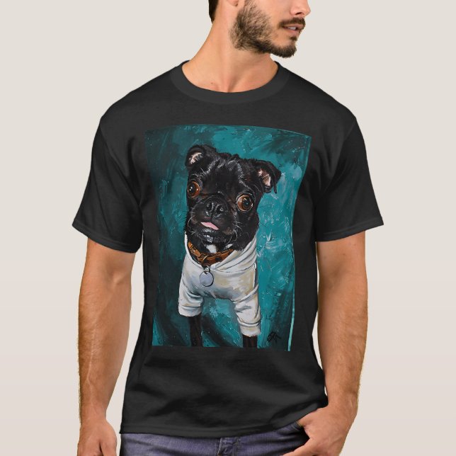 Welpe Pug T-Shirt (Vorderseite)